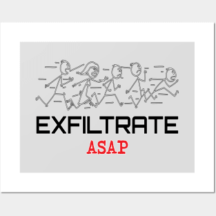 Exfiltrate ASAP Posters and Art